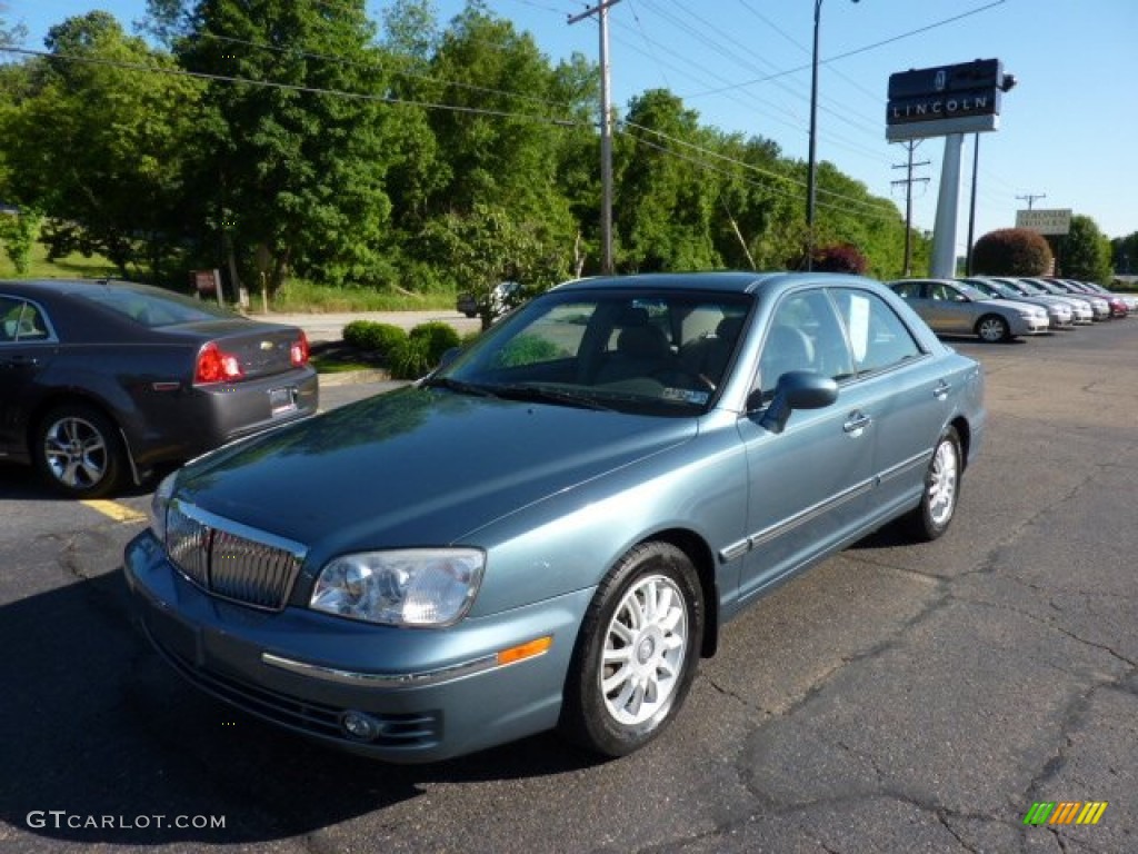 2004 XG350 L Sedan - Celadon Green Metallic / Beige photo #1