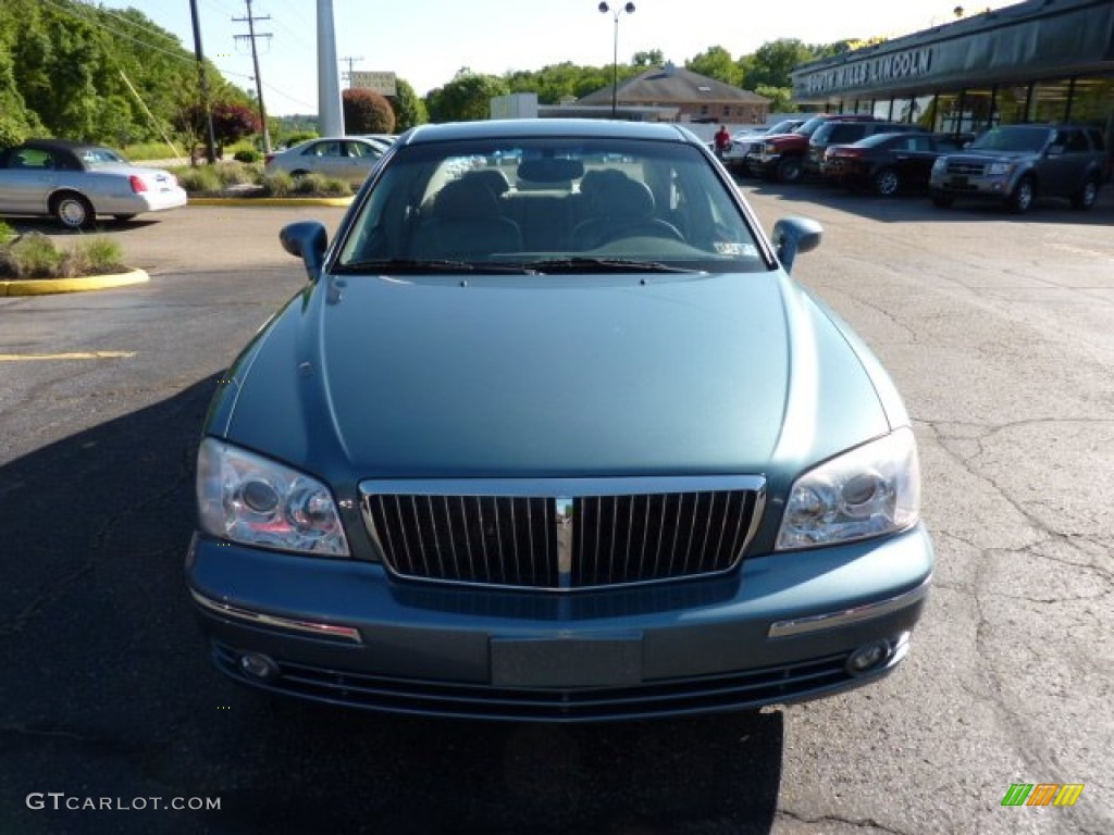 2004 XG350 L Sedan - Celadon Green Metallic / Beige photo #6