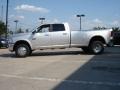 2011 Bright Silver Metallic Dodge Ram 3500 HD Laramie Crew Cab 4x4 Dually  photo #6