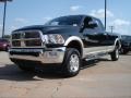 2011 Brilliant Black Crystal Pearl Dodge Ram 2500 HD Laramie Longhorn Crew Cab 4x4  photo #7