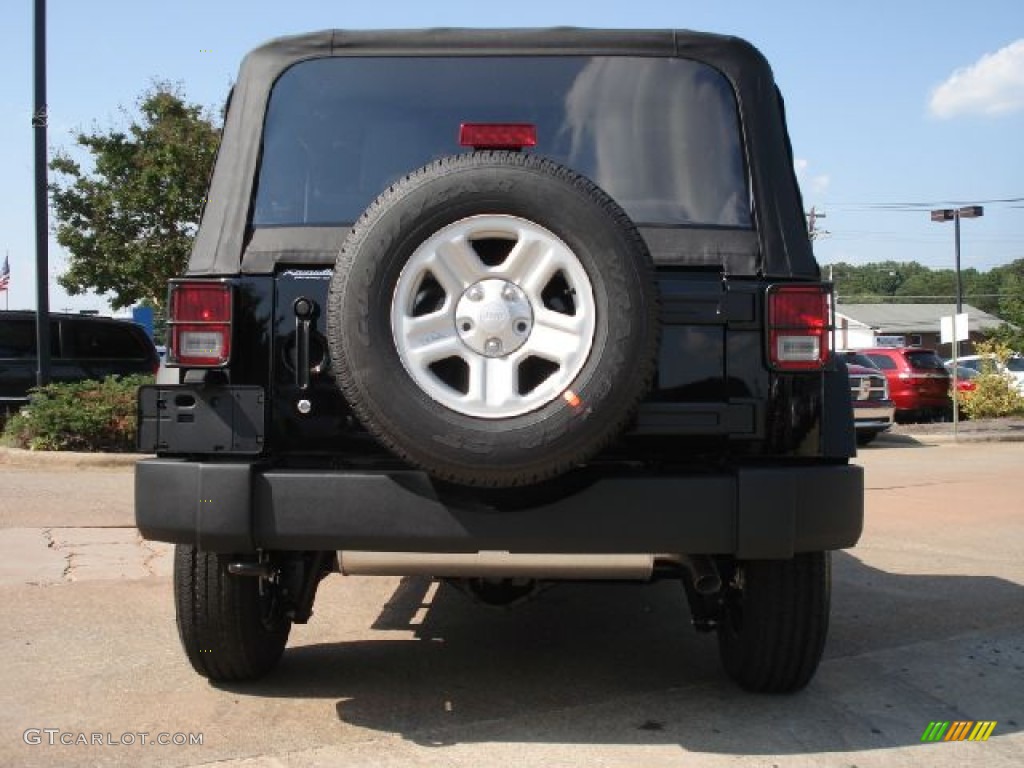 2011 Wrangler Sport 4x4 - Black / Black photo #4