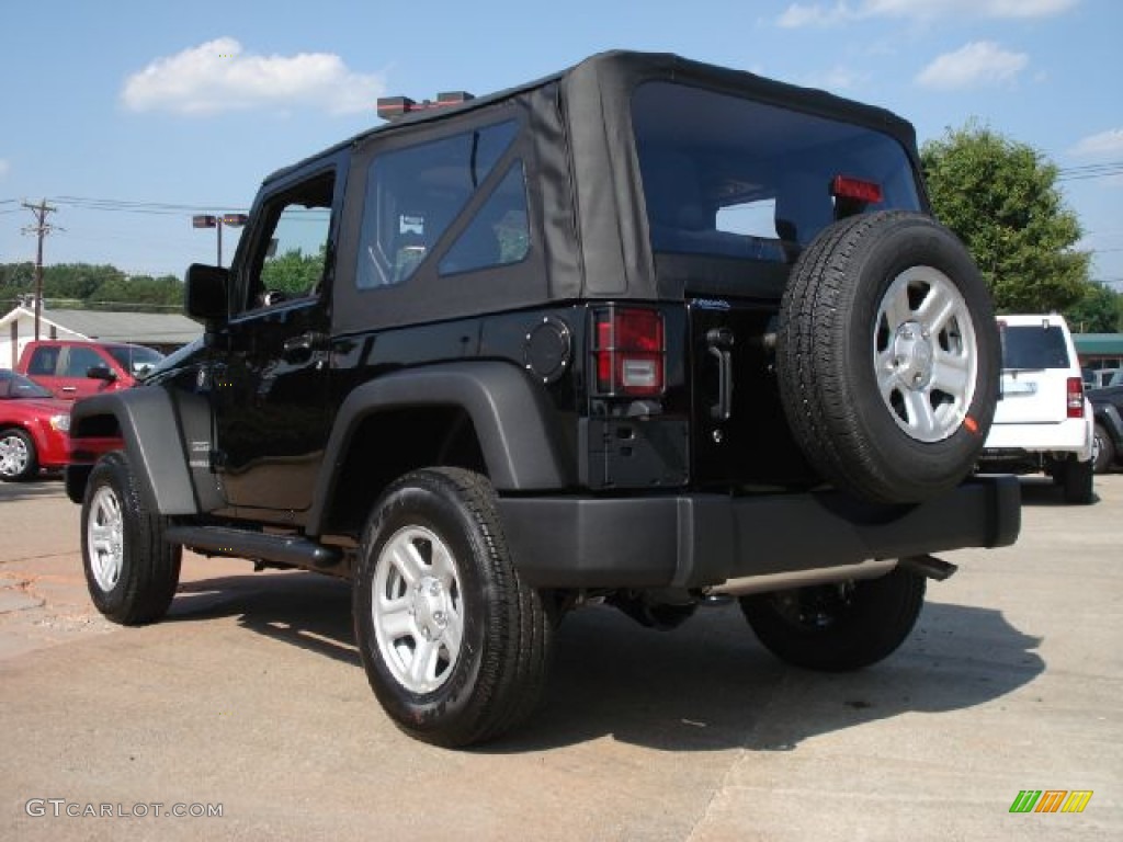 2011 Wrangler Sport 4x4 - Black / Black photo #5