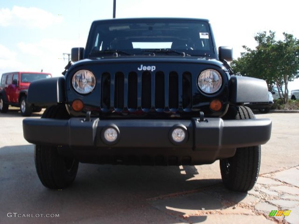 2011 Wrangler Sport 4x4 - Black / Black photo #8