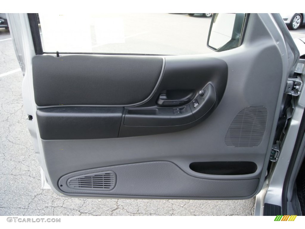2011 Ford Ranger XLT SuperCab Medium Dark Flint Door Panel Photo #50249075