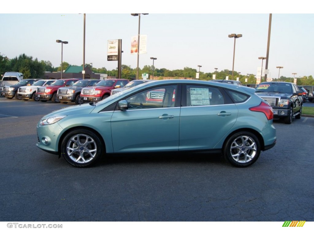 Frosted Glass Metallic 2012 Ford Focus SEL 5-Door Exterior Photo #50249525