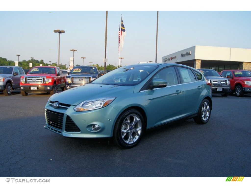 Frosted Glass Metallic 2012 Ford Focus SEL 5-Door Exterior Photo #50249534