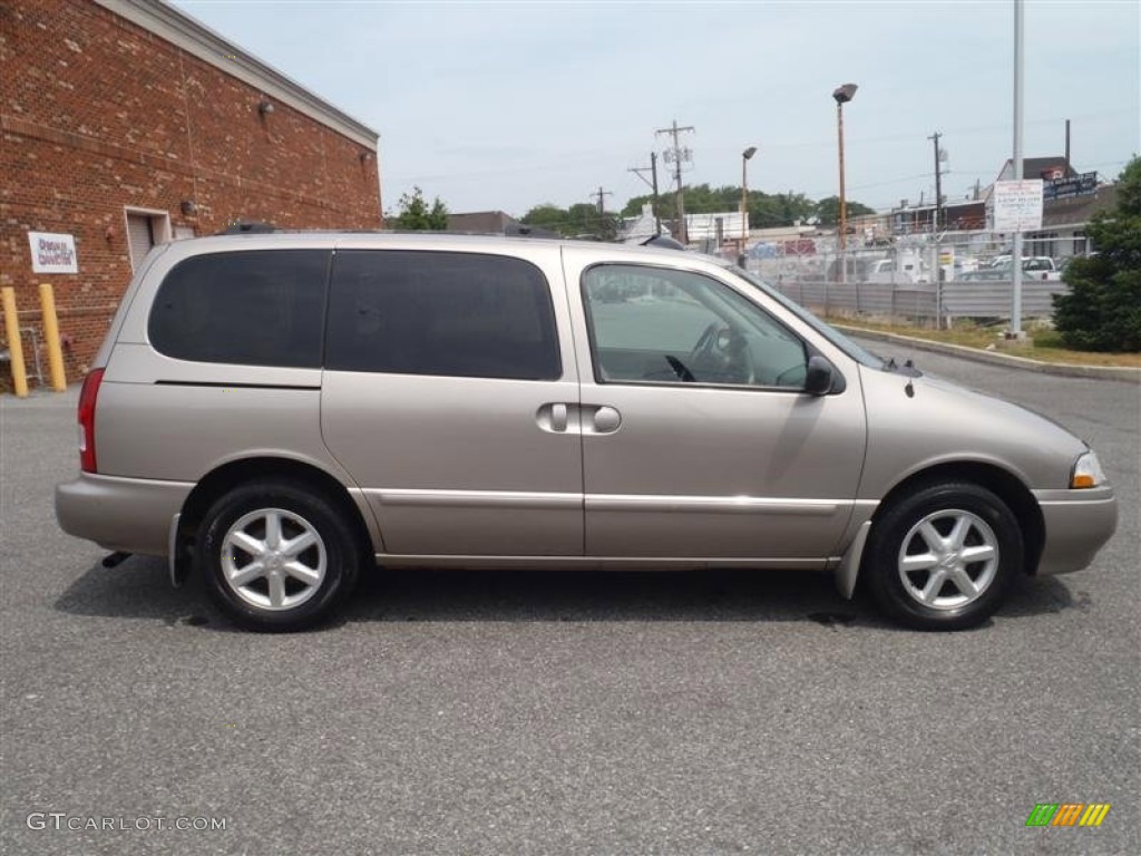 2001 Quest GLE - Natural Beige Metallic / Mocha photo #11