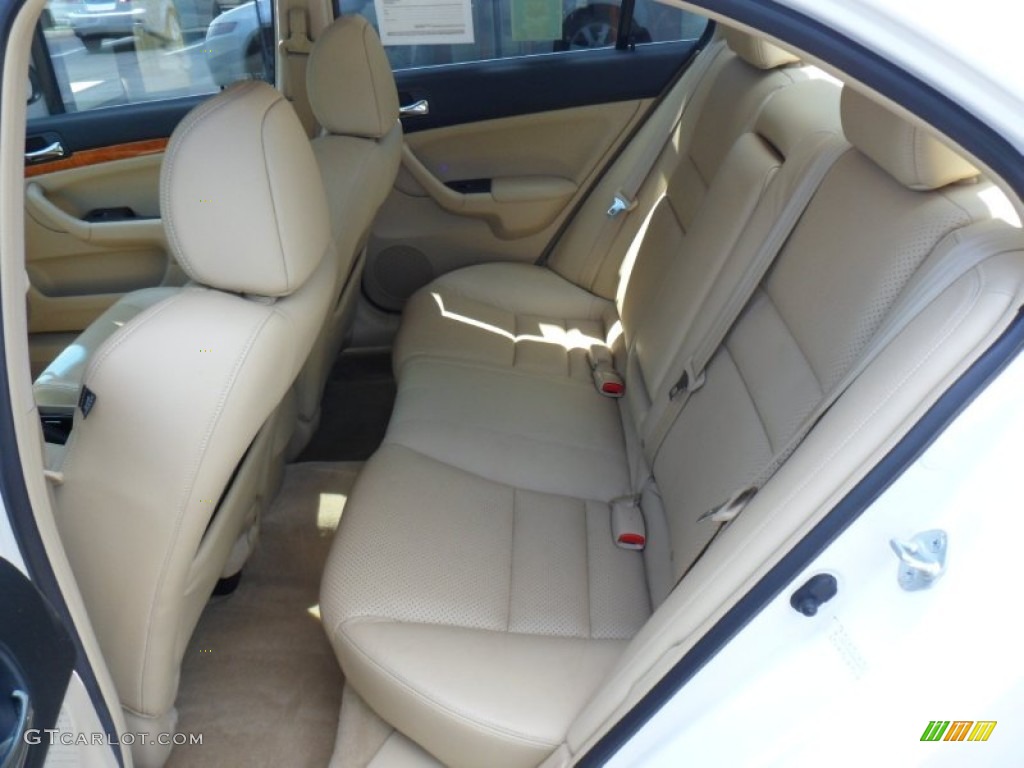 Parchment Interior 2004 Acura TSX Sedan Photo #50251772