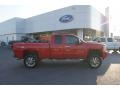 2009 Victory Red Chevrolet Silverado 1500 LT Extended Cab 4x4  photo #2