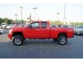 2009 Victory Red Chevrolet Silverado 1500 LT Extended Cab 4x4  photo #5