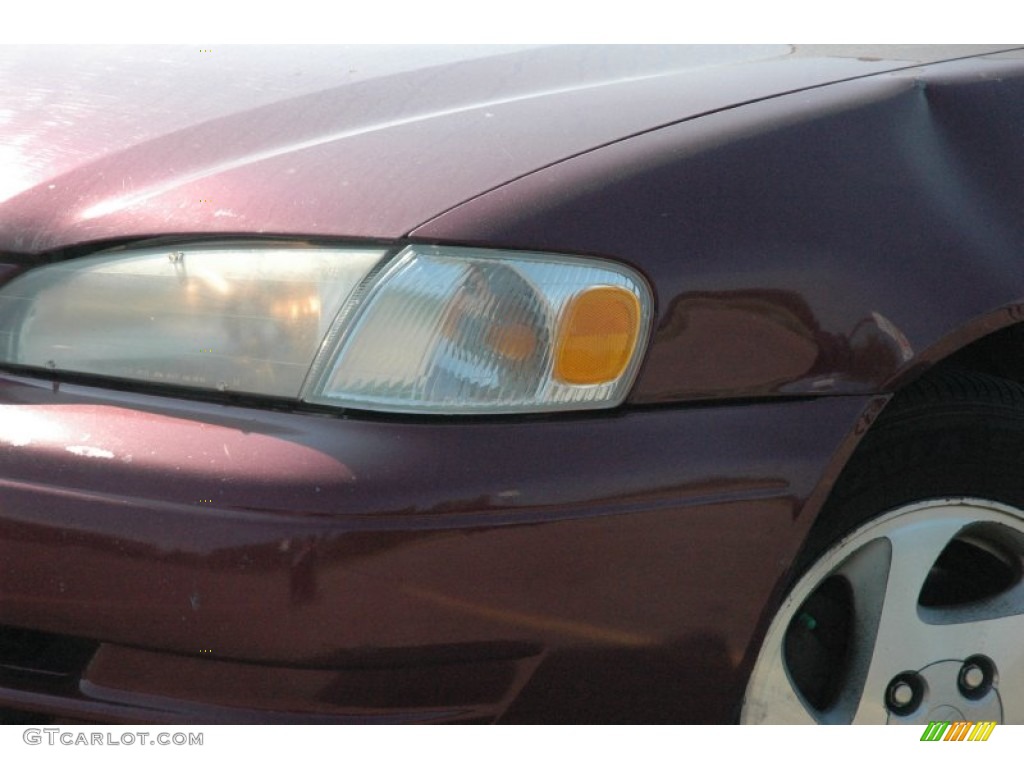 1998 Corolla LE - Ruby Red Pearl Metallic / Beige photo #7