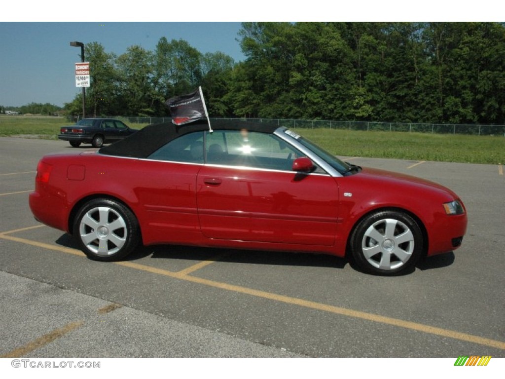 2006 A4 1.8T Cabriolet - Amulet Red / Ebony photo #15