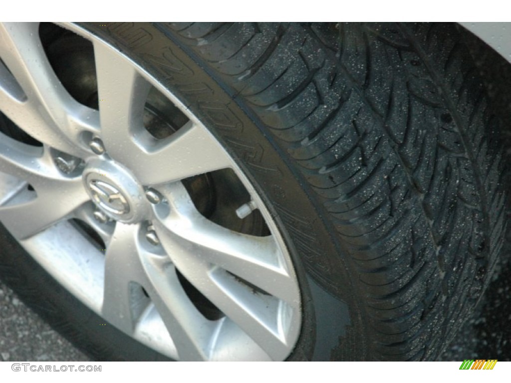 2007 MAZDA3 i Touring Sedan - Ice Blue Metallic / Beige photo #11