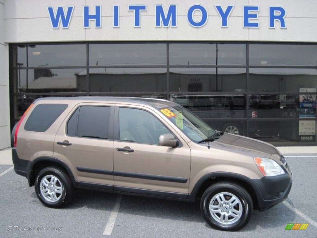 2003 CR-V EX 4WD - Mojave Mist Metallic / Saddle photo #1