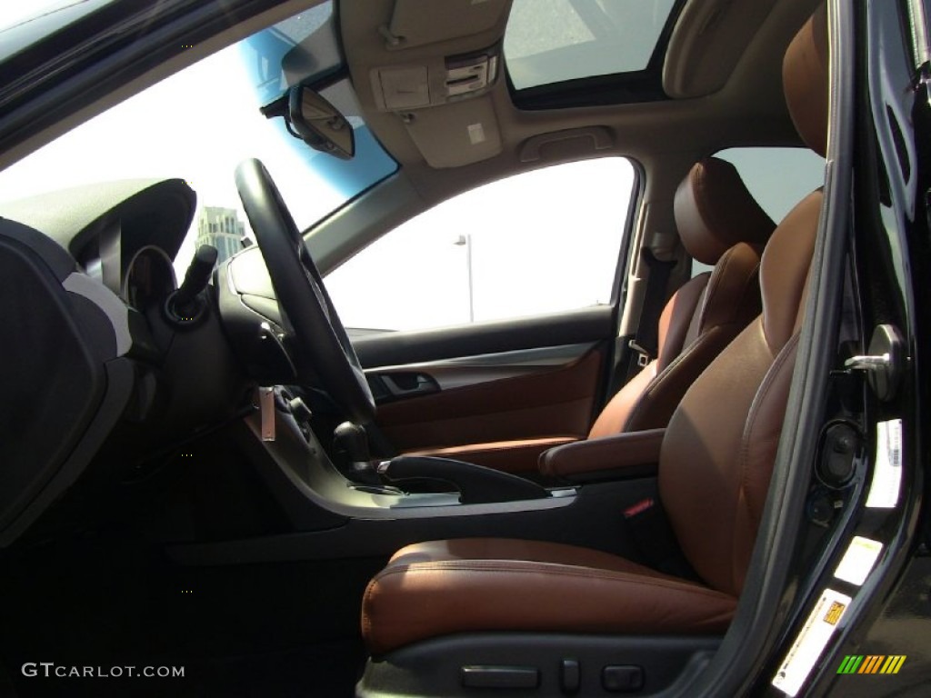 Umber/Ebony Interior 2009 Acura TL 3.7 SH-AWD Photo #50254256
