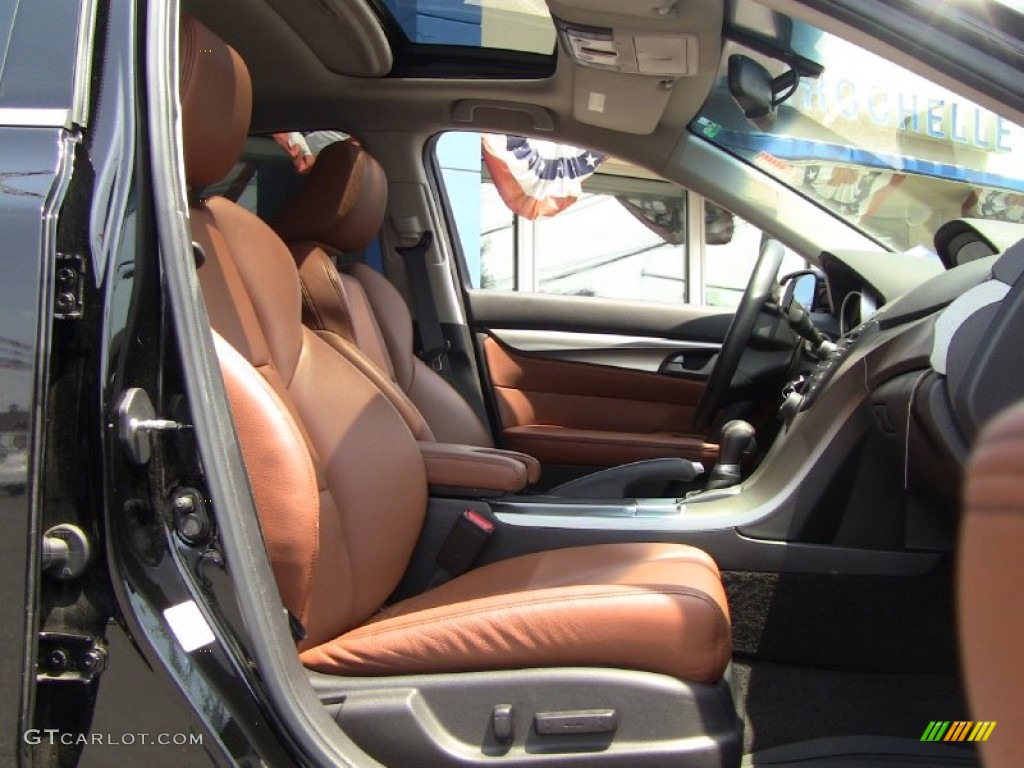 Umber/Ebony Interior 2009 Acura TL 3.7 SH-AWD Photo #50254265