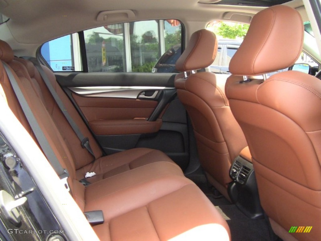 Umber/Ebony Interior 2009 Acura TL 3.7 SH-AWD Photo #50254274
