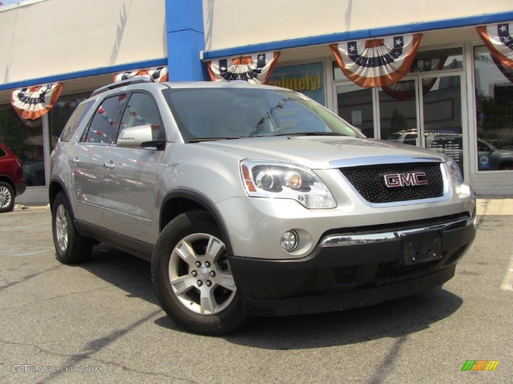 2008 Acadia SLT AWD - Liquid Silver Metallic / Light Titanium photo #1