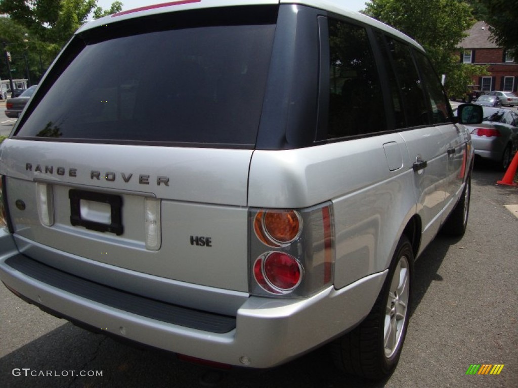 2005 Range Rover HSE - Zambezi Silver Metallic / Charcoal/Jet photo #7
