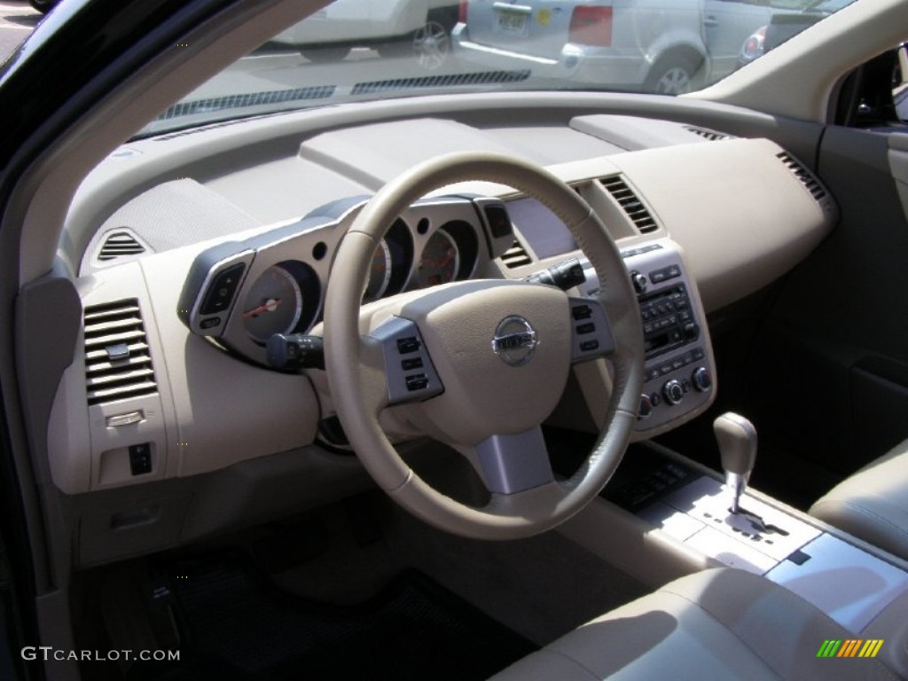 2007 Murano SL AWD - Super Black / Cafe Latte photo #10