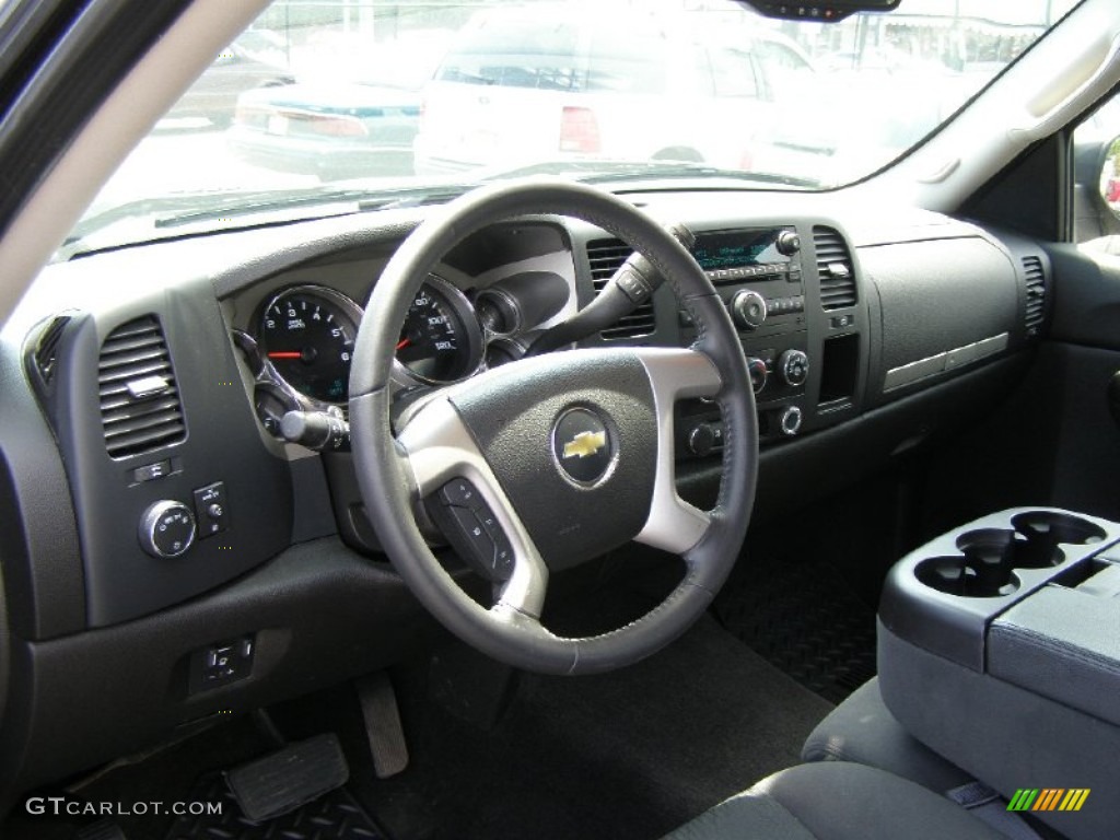 2009 Silverado 1500 LT Crew Cab 4x4 - Black / Ebony photo #8