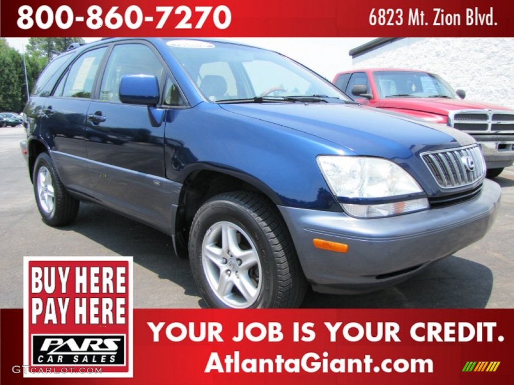 2001 RX 300 - Indigo Ink Pearl / Ivory photo #4