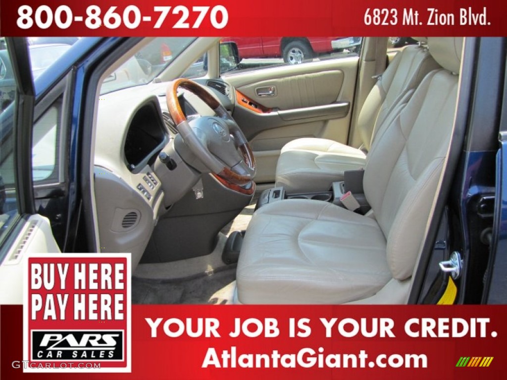 2001 RX 300 - Indigo Ink Pearl / Ivory photo #6