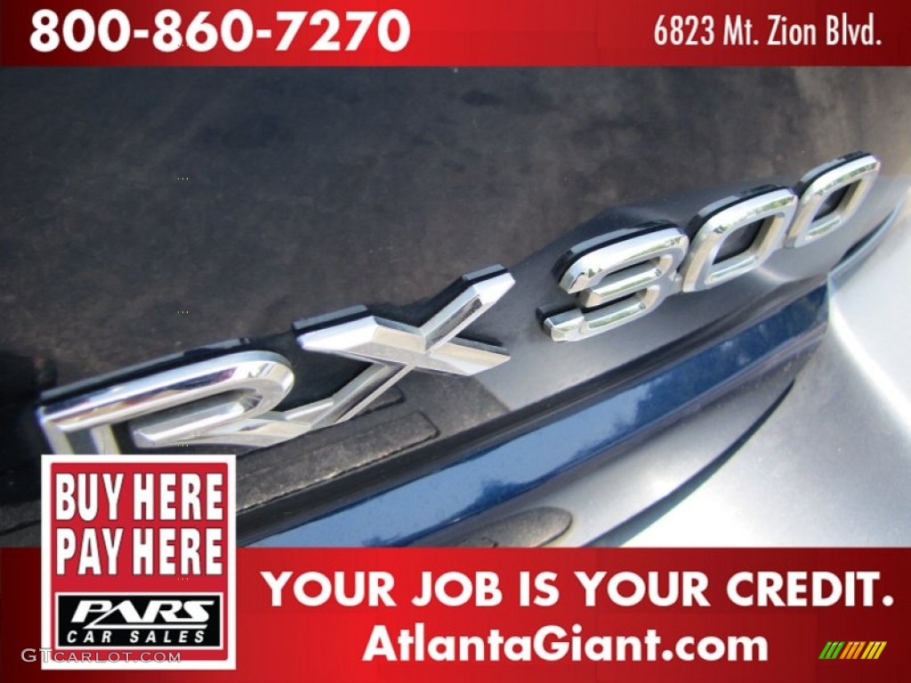 2001 RX 300 - Indigo Ink Pearl / Ivory photo #10