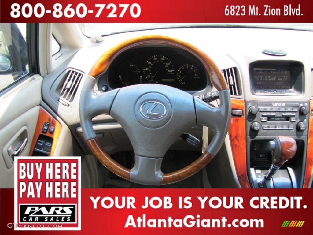 2001 RX 300 - Indigo Ink Pearl / Ivory photo #14