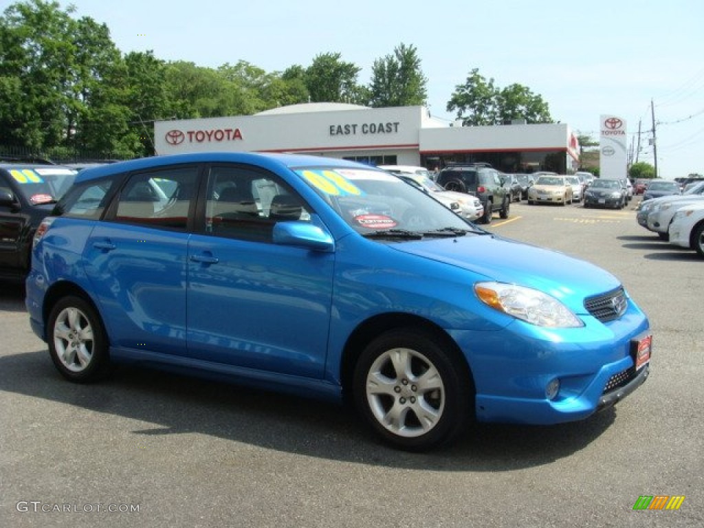 Speedway Blue Toyota Matrix