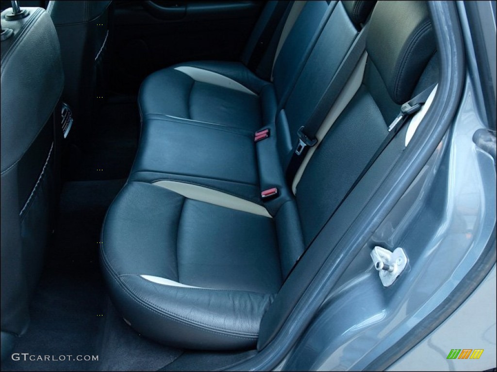 Black/Parchment Interior 2008 Saab 9-3 Aero SportCombi Wagon Photo #50259272