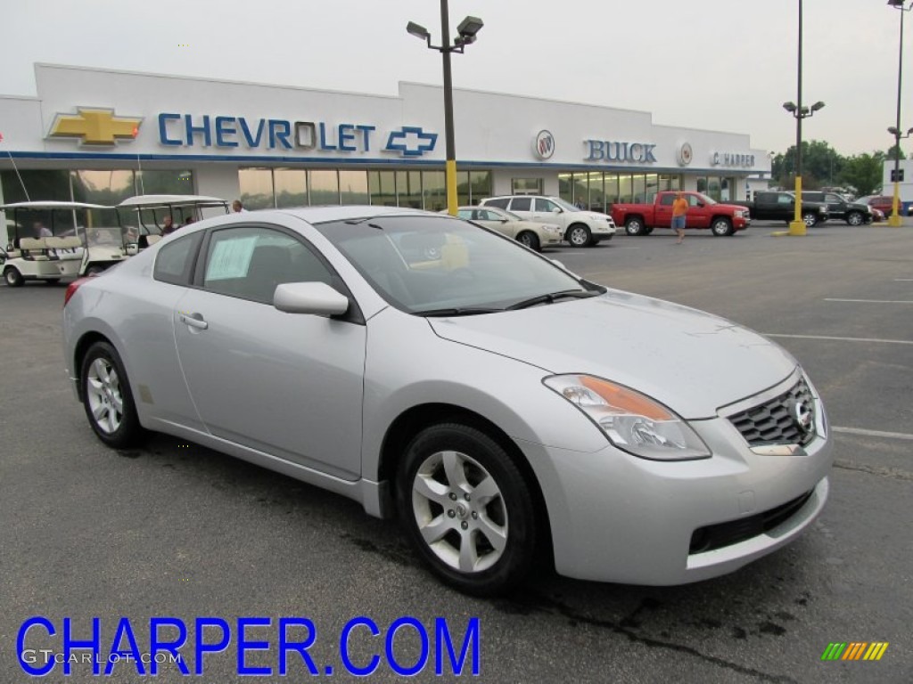 2008 Altima 2.5 S Coupe - Radiant Silver Metallic / Charcoal photo #1