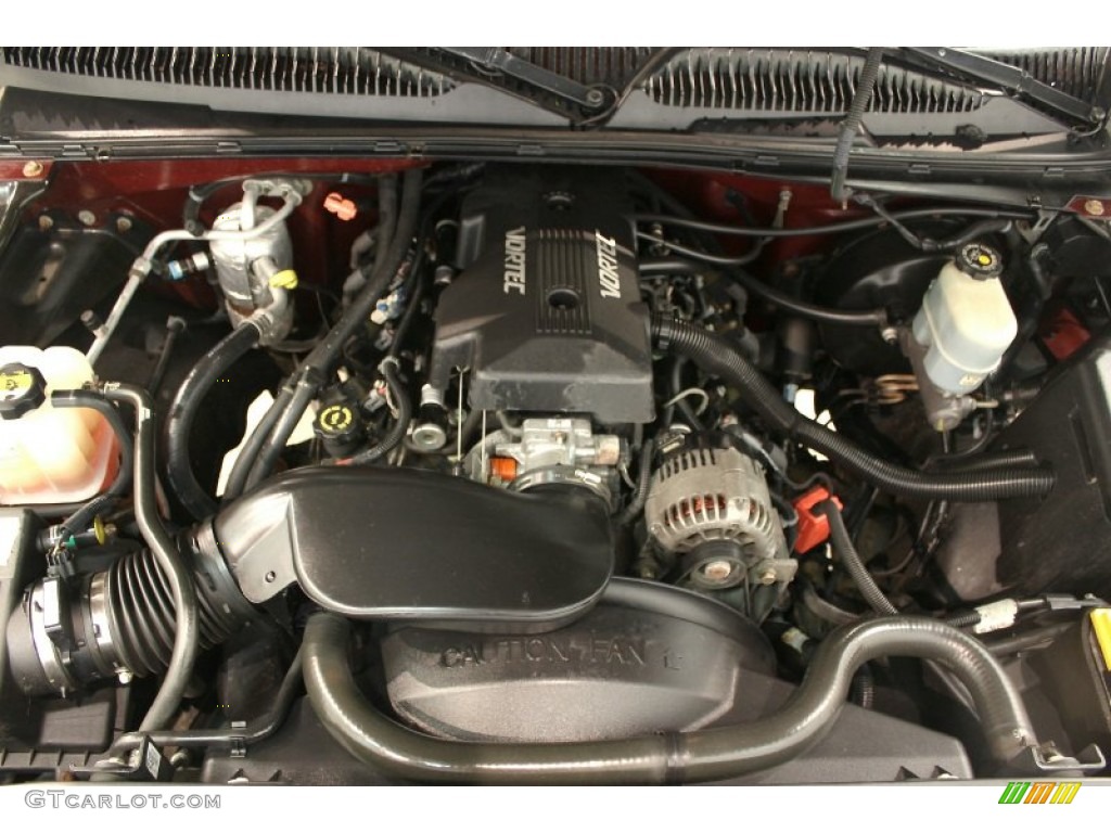 2000 Chevrolet Silverado 1500 LS Regular Cab 4x4 4.8 Liter OHV 16-Valve Vortec V8 Engine Photo #50259500