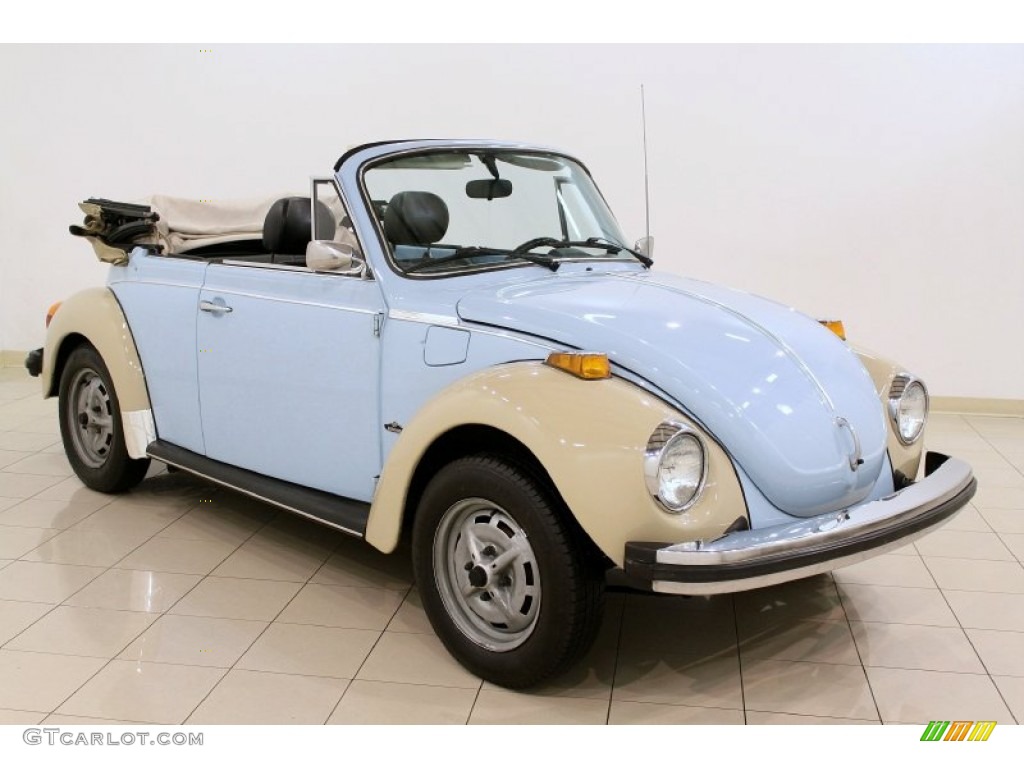 Light Blue 1979 Volkswagen Beetle Convertible Exterior Photo #50260748