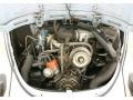 1.6 Liter OHV 12-Valve Air-Cooled Flat 4 Cylinder 1979 Volkswagen Beetle Convertible Engine
