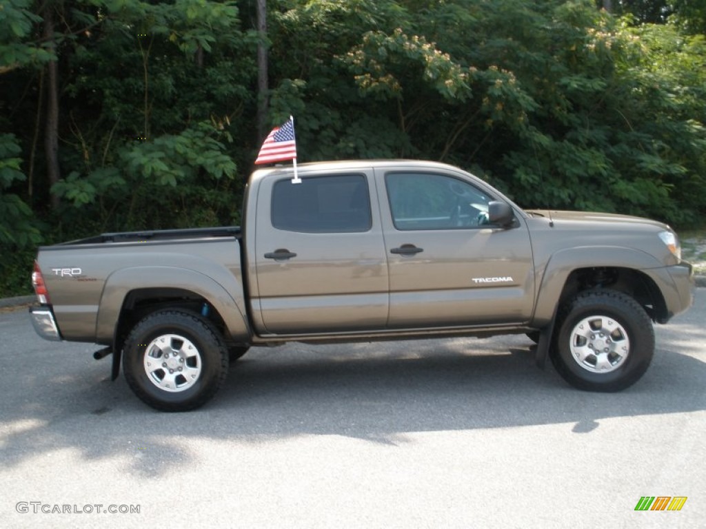 Pyrite Mica 2010 Toyota Tacoma V6 PreRunner TRD Double Cab Exterior Photo #50261711