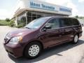 2009 Dark Cherry Pearl Honda Odyssey LX  photo #1