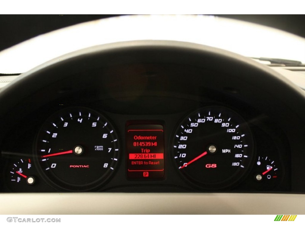 2008 Pontiac G8 GT Gauges Photo #50263331