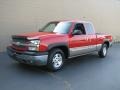 Victory Red 2003 Chevrolet Silverado 1500 LS Extended Cab Exterior