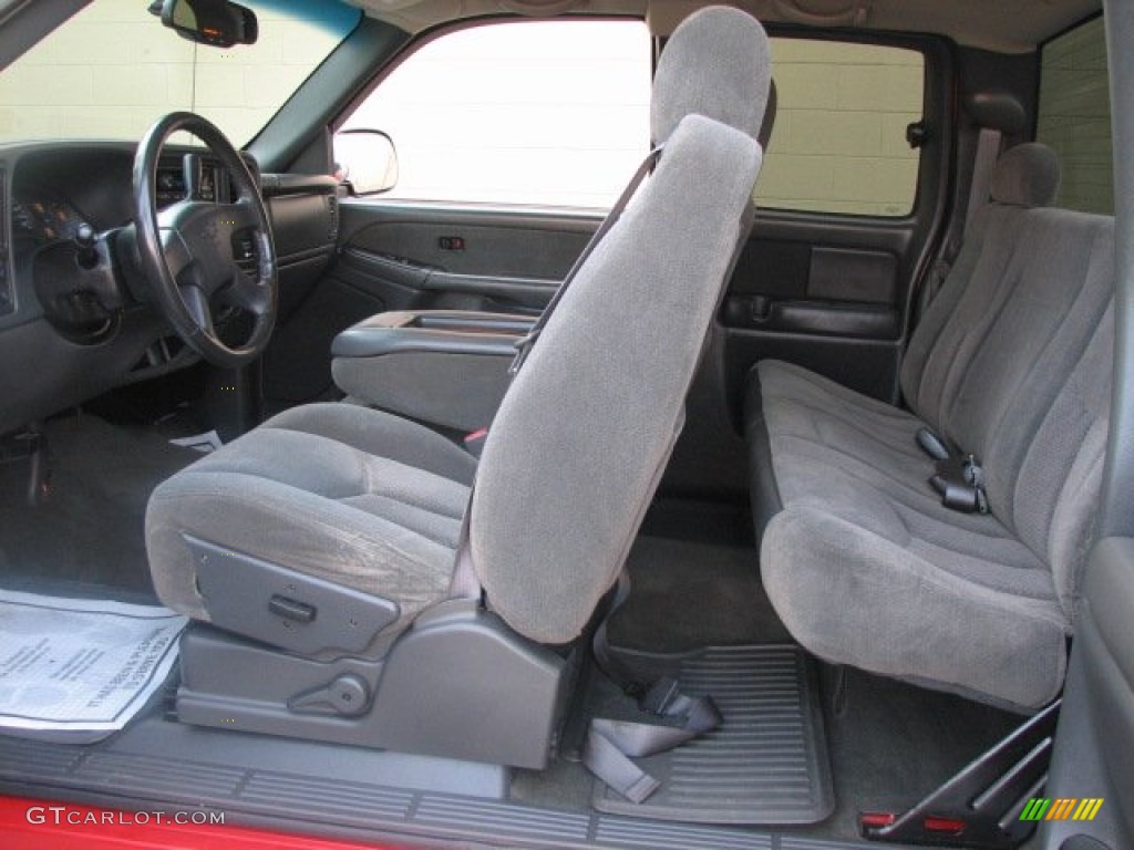 2003 Silverado 1500 LS Extended Cab - Victory Red / Dark Charcoal photo #8