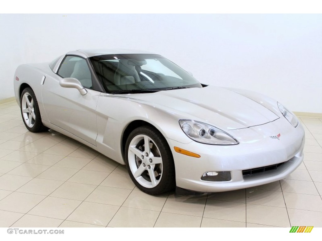 2006 Corvette Coupe - Machine Silver Metallic / Titanium Gray photo #1