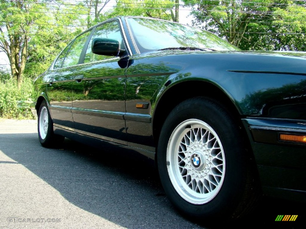 1995 5 Series 525i Sedan - Boston Green Metallic / Beige photo #16