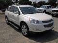 2011 White Diamond Tricoat Chevrolet Traverse LTZ  photo #5