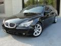 2005 Jet Black BMW 5 Series 545i Sedan  photo #2