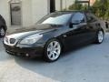 Jet Black - 5 Series 545i Sedan Photo No. 6