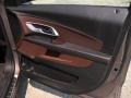 Brownstone/Jet Black 2011 Chevrolet Equinox LTZ Door Panel