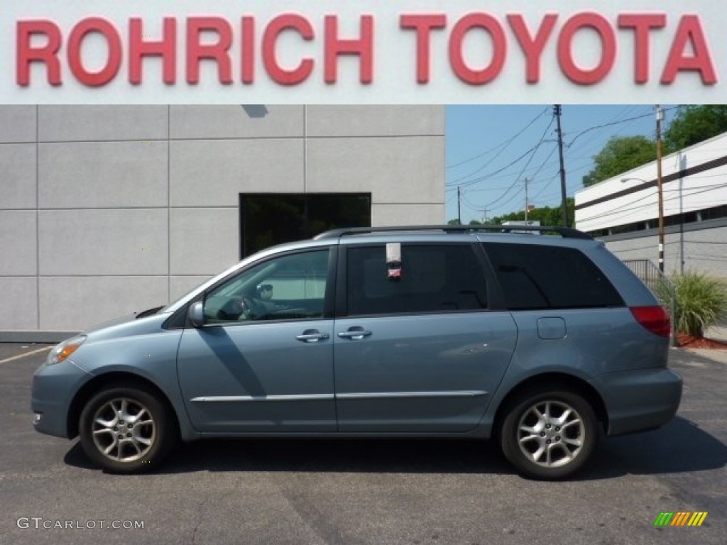 2004 Sienna XLE Limited AWD - Blue Mirage Metallic / Stone Gray photo #1