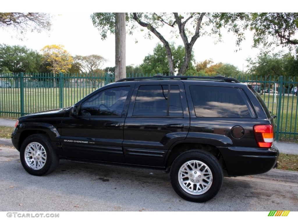 2004 Grand Cherokee Limited 4x4 - Brillant Black Crystal Pearl / Dark Slate Gray photo #5