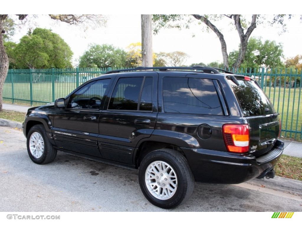 2004 Grand Cherokee Limited 4x4 - Brillant Black Crystal Pearl / Dark Slate Gray photo #6