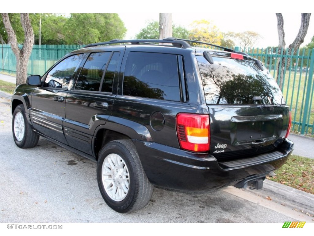 2004 Grand Cherokee Limited 4x4 - Brillant Black Crystal Pearl / Dark Slate Gray photo #7